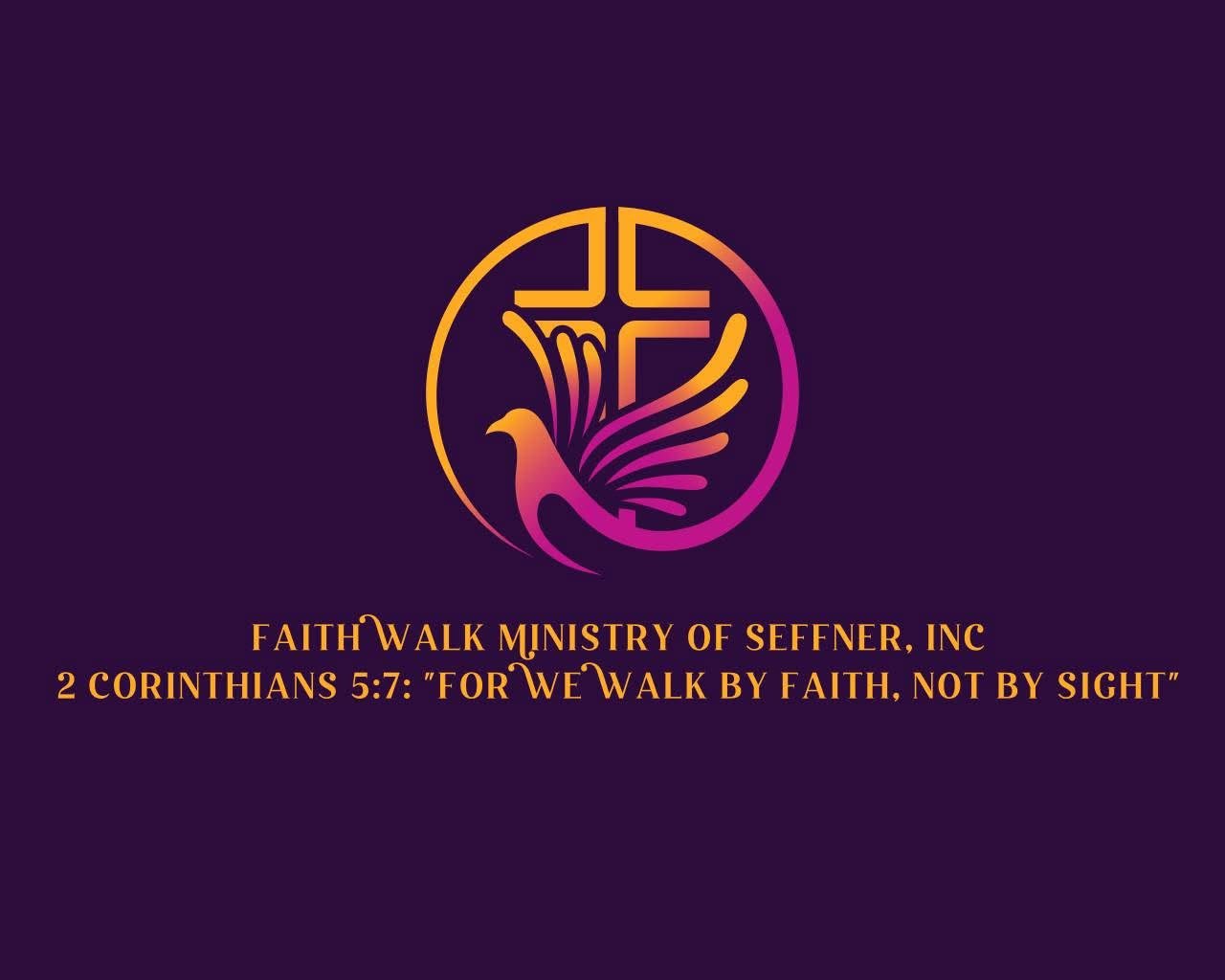 Faith Walk cross and dove logo